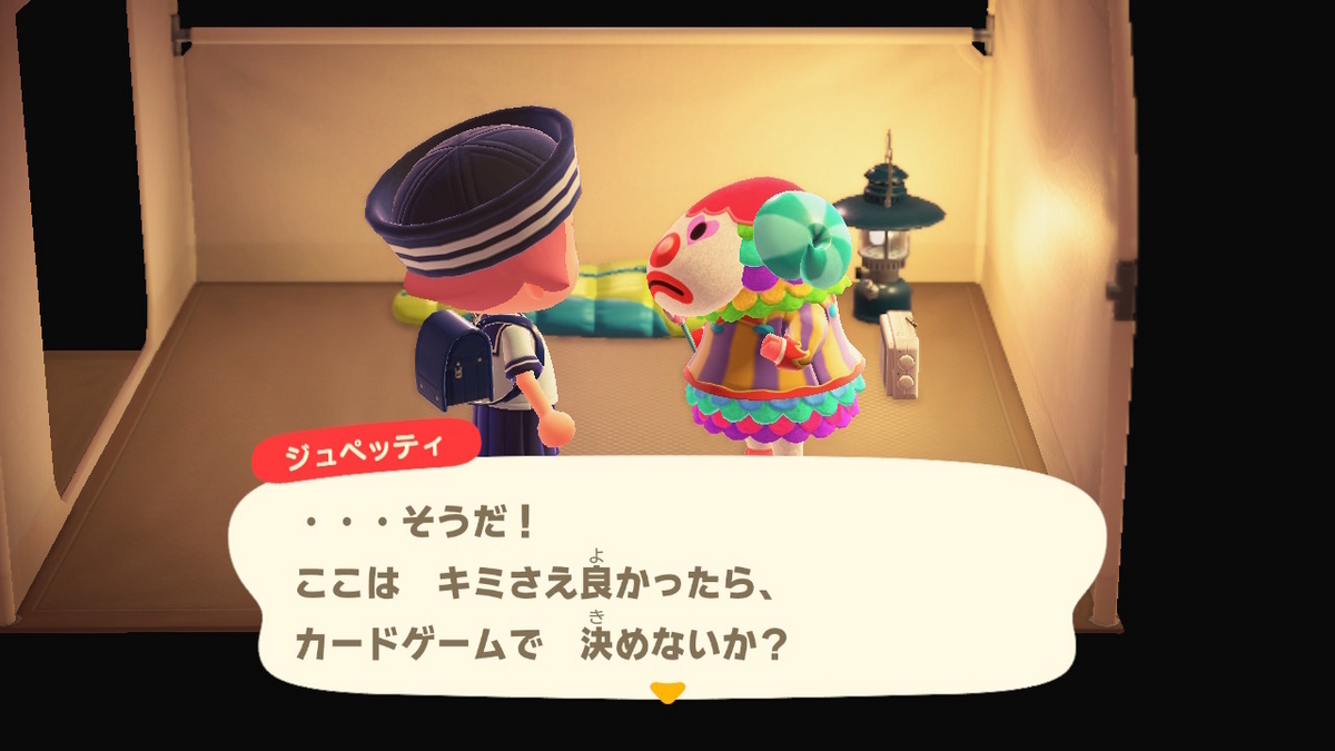 ニンテンドースイッチ あつまれどうぶつの森 キャンプ場 65回目の画像