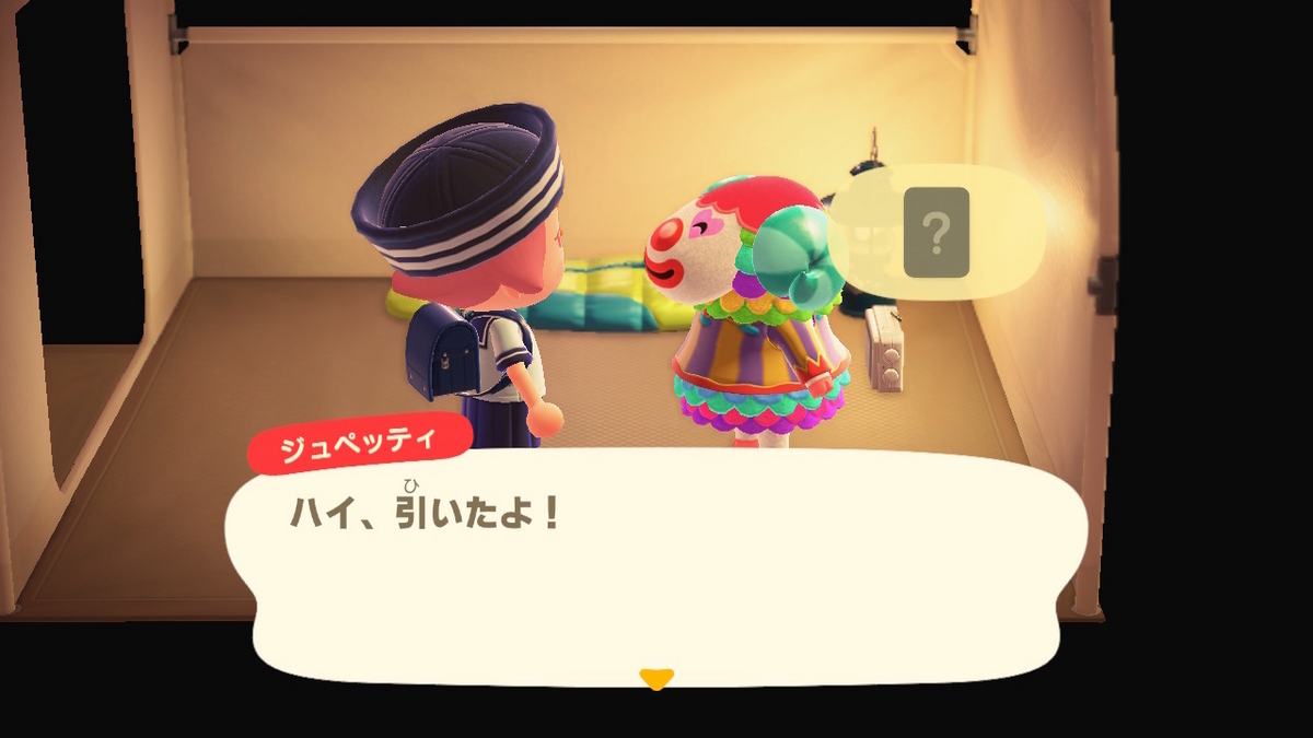 ニンテンドースイッチ あつまれどうぶつの森 キャンプ場 65回目の画像