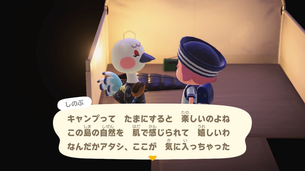ニンテンドースイッチ あつまれどうぶつの森 キャンプ場 67回目の画像