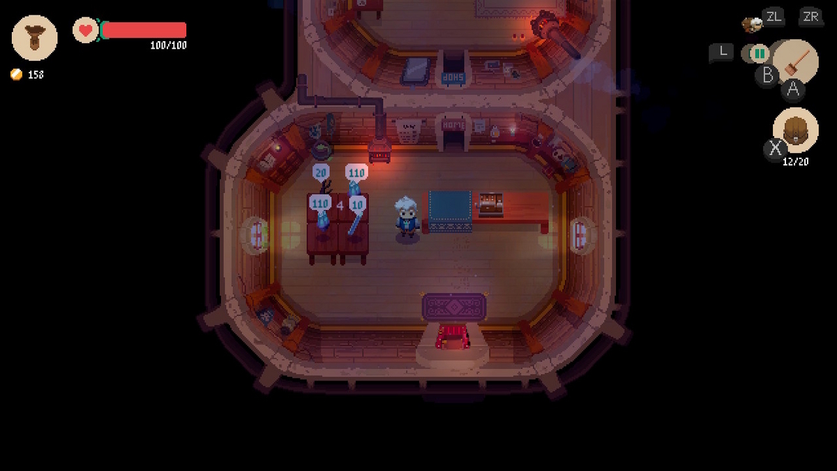 ニンテンドースイッチ ムーンライター 店主と勇者の冒険プレイしてみました！！の画像