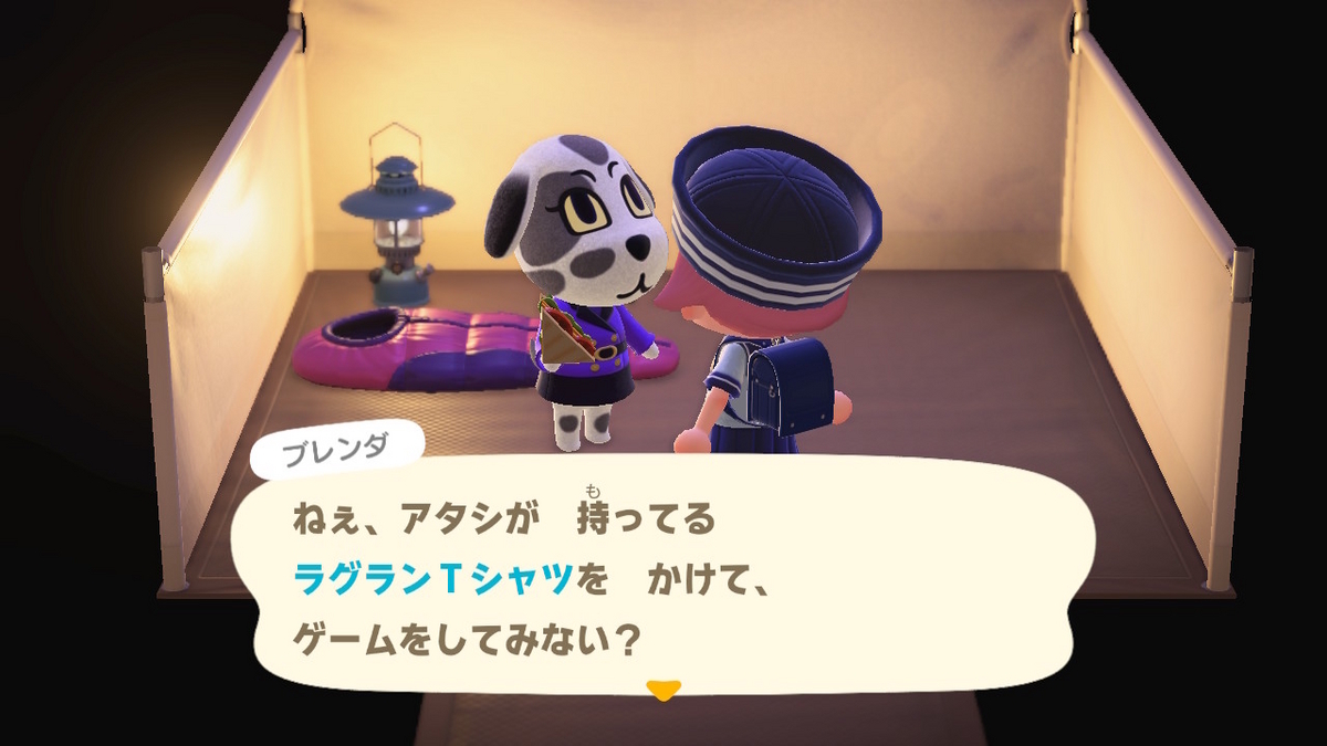 ニンテンドースイッチ あつまれどうぶつの森 キャンプ場 69回目の画像