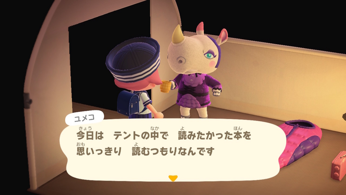 ニンテンドースイッチ あつまれどうぶつの森 キャンプ場 70回目の画像