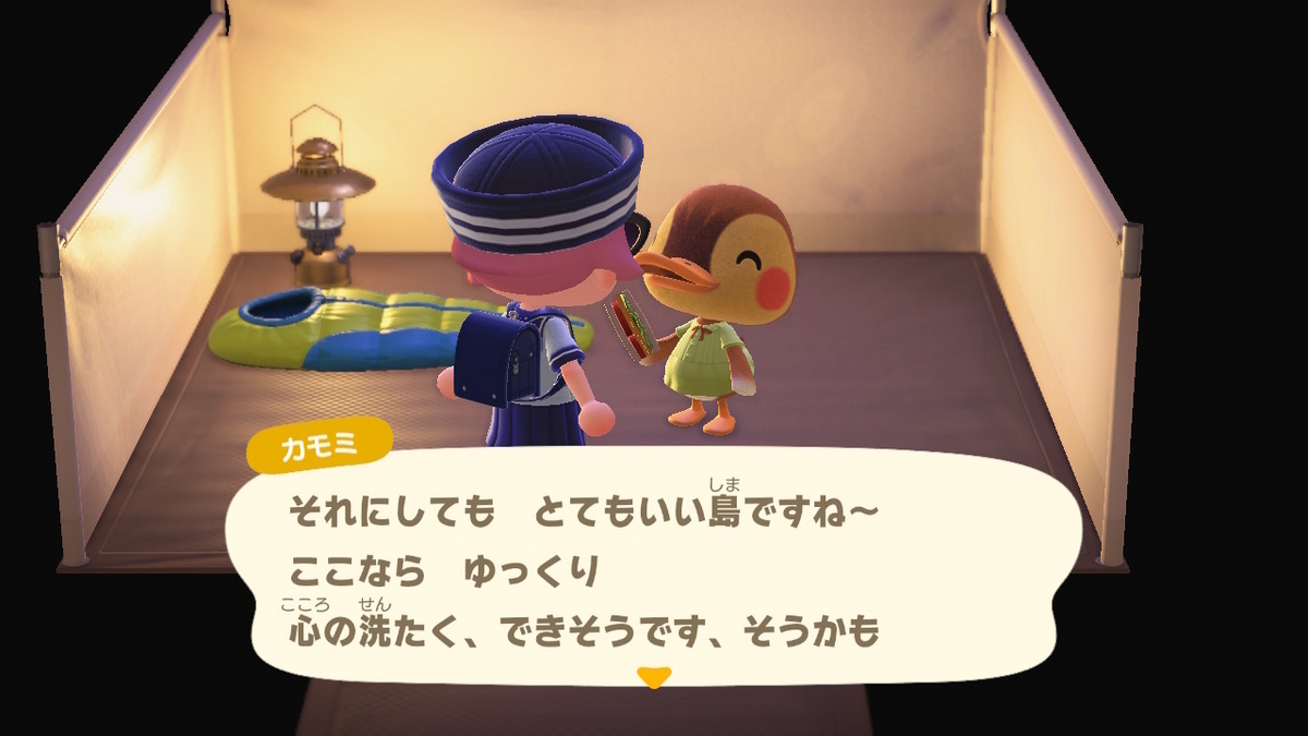 ニンテンドースイッチ あつまれどうぶつの森 キャンプ場 71回目の画像