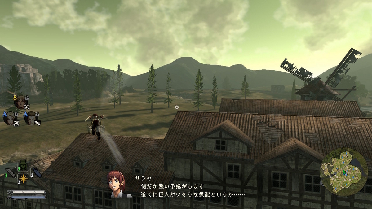 （レビュー）進撃の巨人２ 体験版をプレイしてみました！！の画像