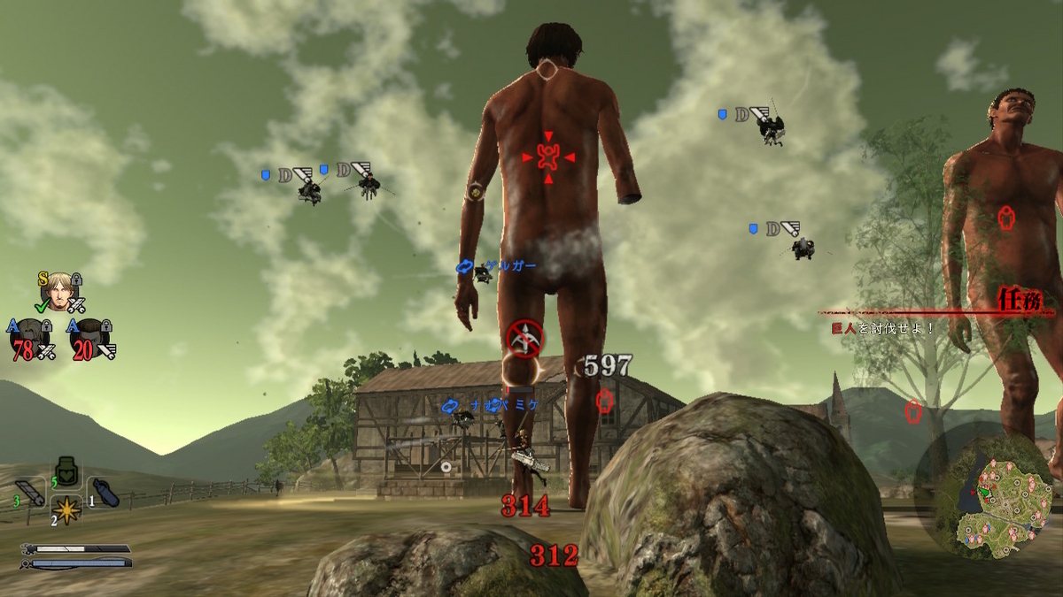 進撃の巨人2-Final Battle- 【アクション紹介⑤】「巨人化アクション」 ゲーム『進撃の巨人