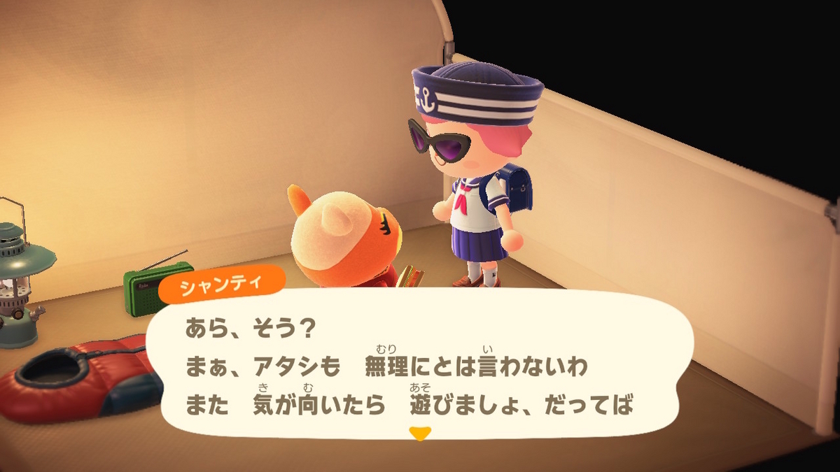 ニンテンドースイッチ あつまれどうぶつの森 キャンプ場 72回目の画像