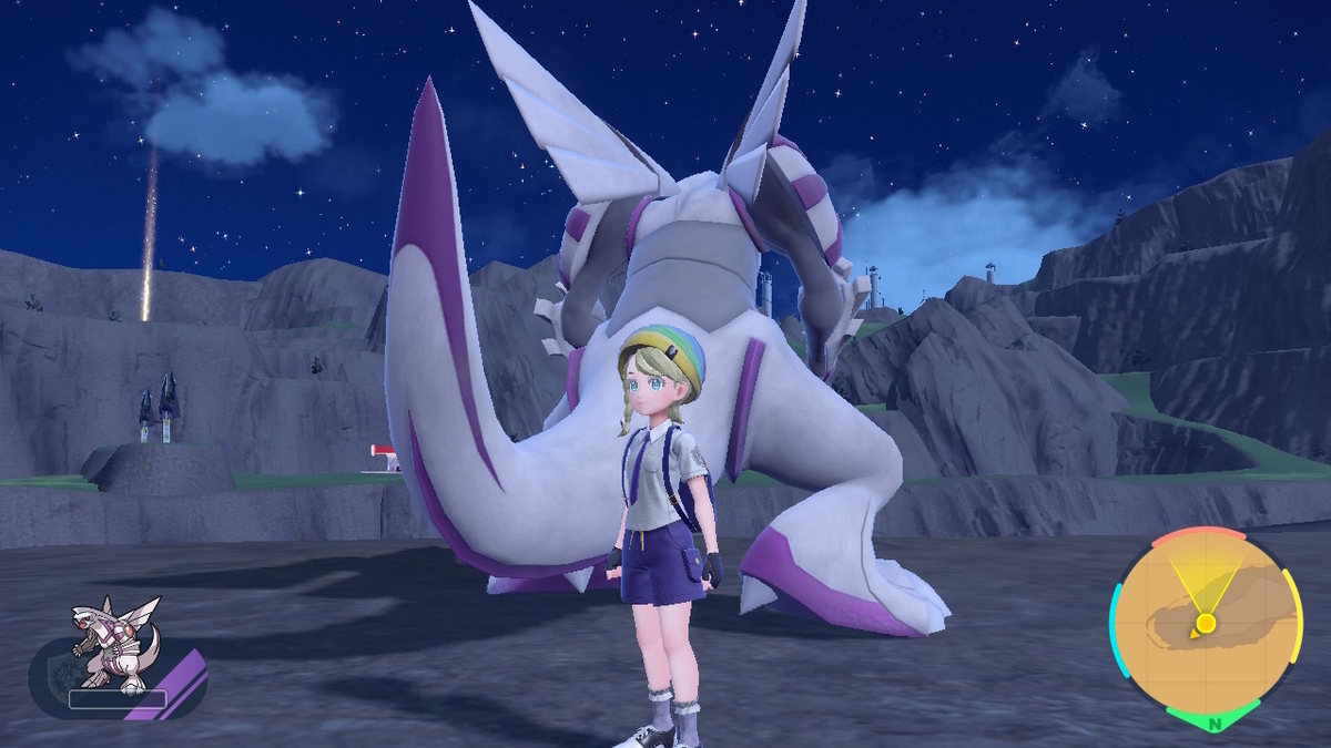 ポケモンsv テラレイドバトル 星５のパルキア！！の画像