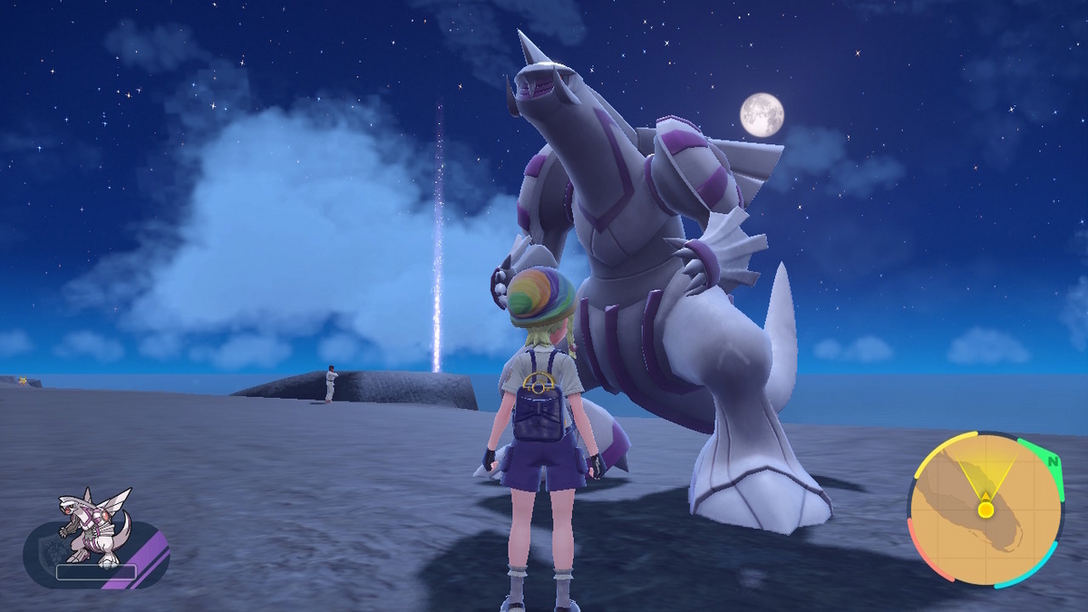ポケモンsv テラレイドバトル 星５のパルキア！！の画像