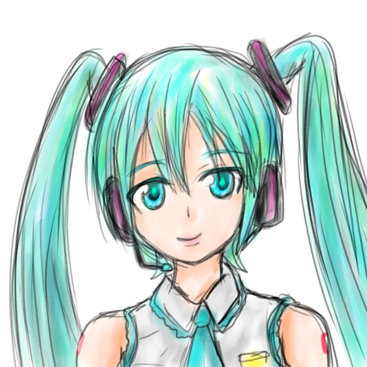 デジタルペイントをやってみましょう！7時間目（色鉛筆で楽々お絵描き！！）の画像
