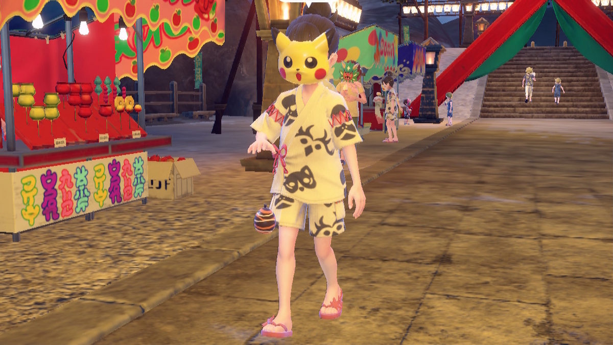 ポケモンsv ゼロの秘宝 前編・碧の仮面 特別編【ヨーヨー風船で遊ぶピカチュウ！】の画像