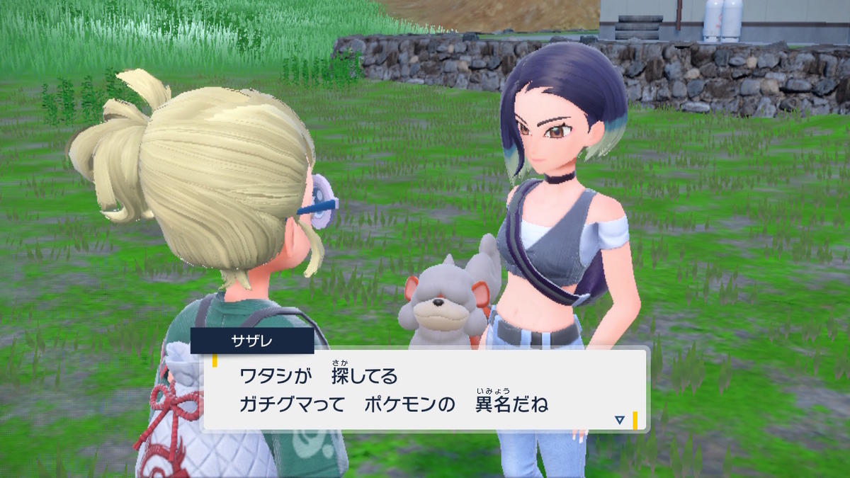 ポケモンsv碧の仮面【サザレと追うガチグマ見つけ隊】1ページの画像