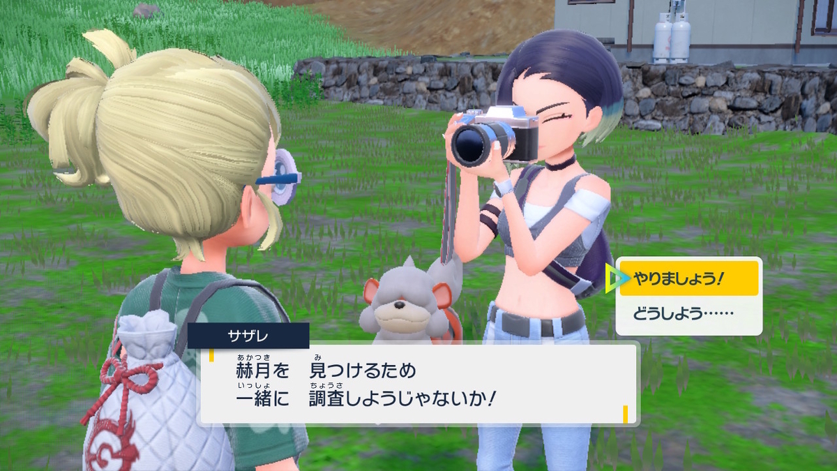 ポケモンsv碧の仮面【サザレと追うガチグマ見つけ隊】1ページの画像