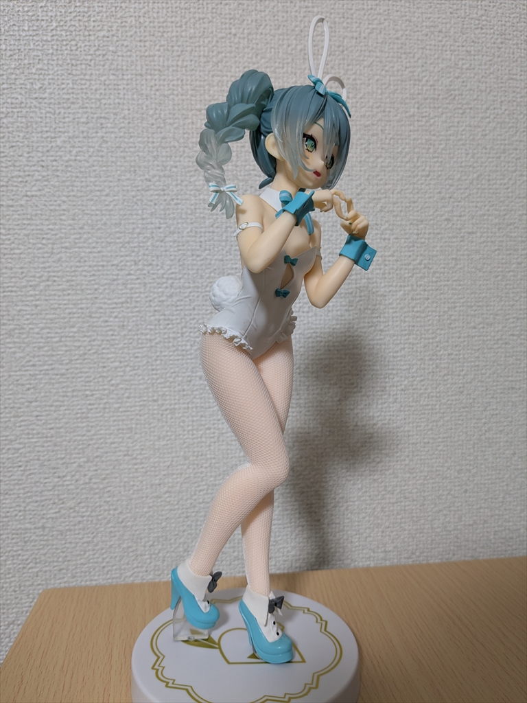 （レビュー）初音ミク BiCute Bunnies Figure －rurudo WHITE ver.－の画像