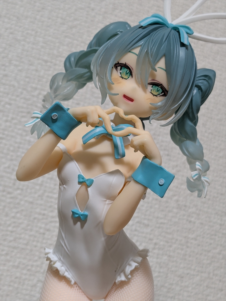 初音ミク BiCute バニー rurudo WHITE フィギュア ② 初音ミク』rurudo氏デザインのBiCute Bunniesフィギュアが