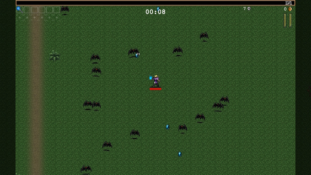ニンテンドースイッチいっせいトライアル【Vampire Survivors】プレイしてみました！！の画像