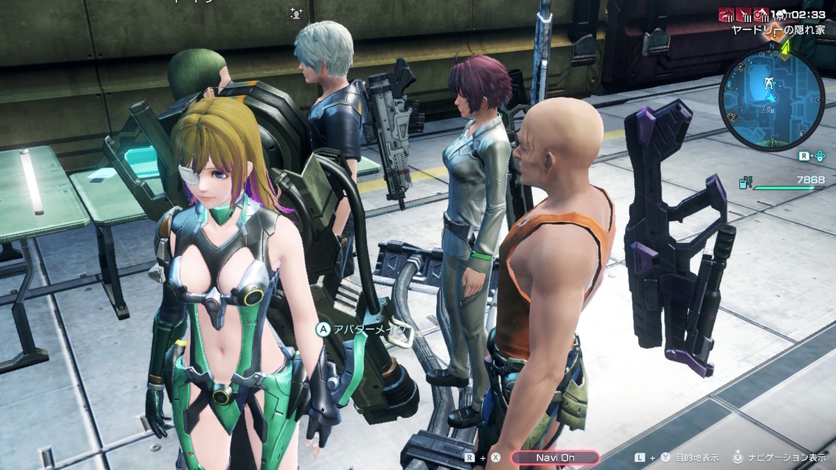 XenobladeX Definitive Edition アバターメイク やり直し。の画像