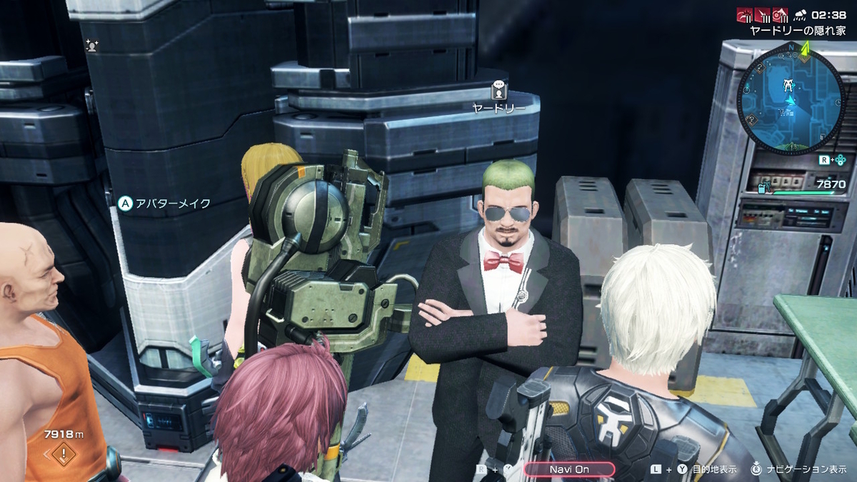 XenobladeX Definitive Edition アバターメイク やり直し。の画像