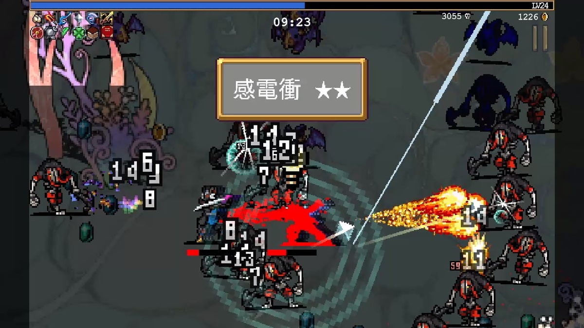 【Vampire Survivors: Emerald Diorama】プレイしてみました！！の画像