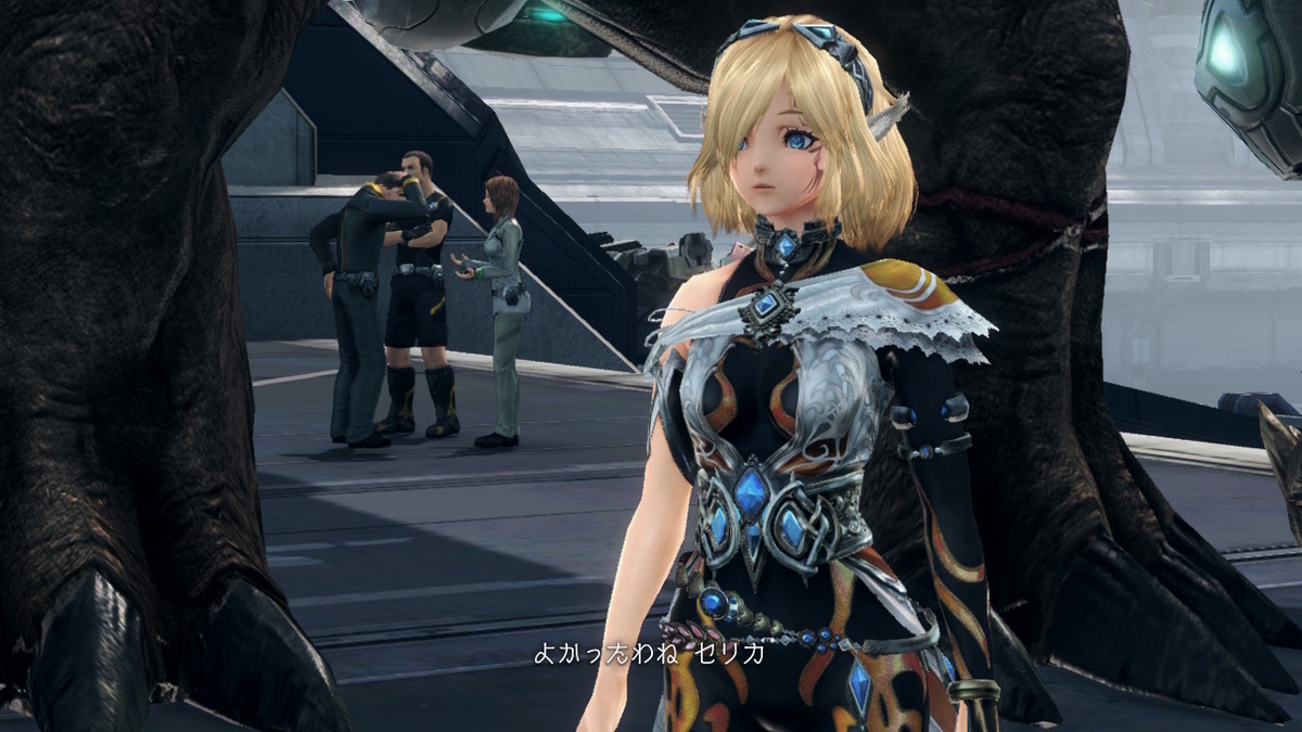 XenobladeX Definitive Edition 唯一モブじゃ無いキャラ セリカの笑顔の画像