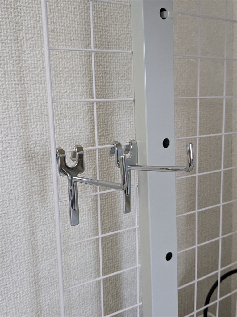 ダイソー ネットフック75㎜（レビュー）の画像