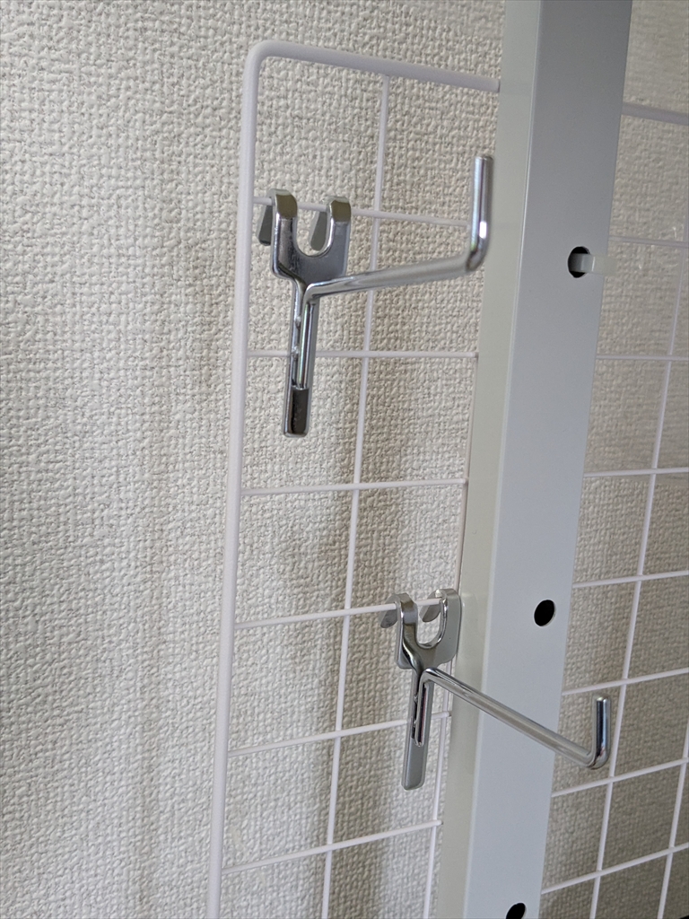 ダイソー ネットフック75㎜（レビュー）の画像