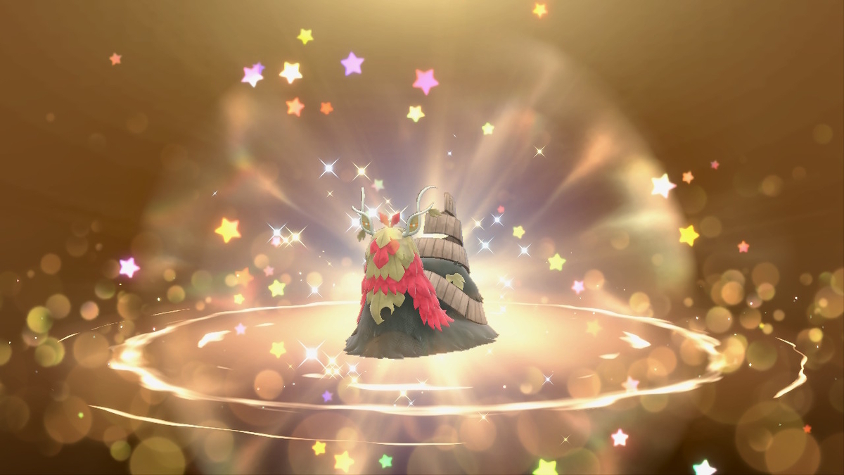 ポケモンsv ふしぎなおくりもの 色違いのチオンジェンの画像