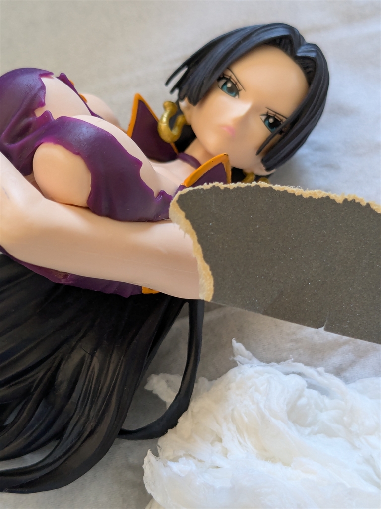 フィギュアのパーティングラインを消してみた！！の画像