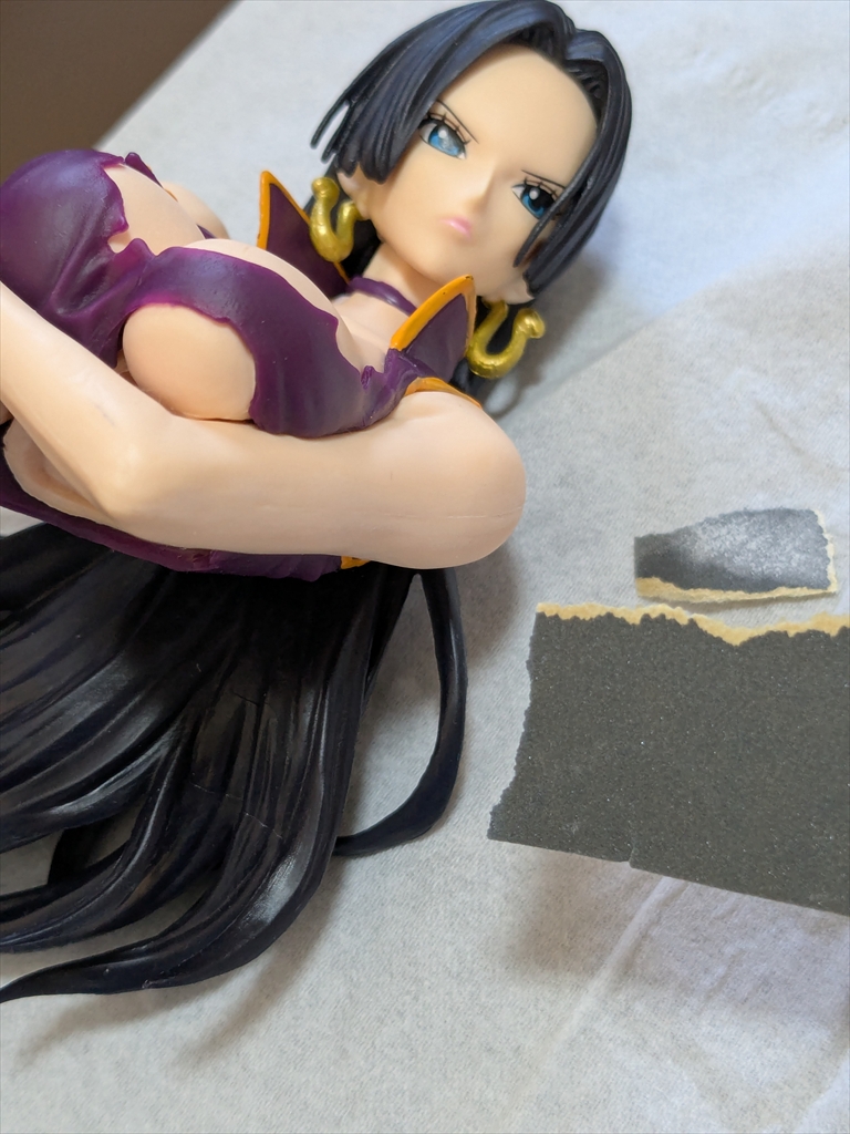 フィギュアのパーティングラインを消してみた！！の画像