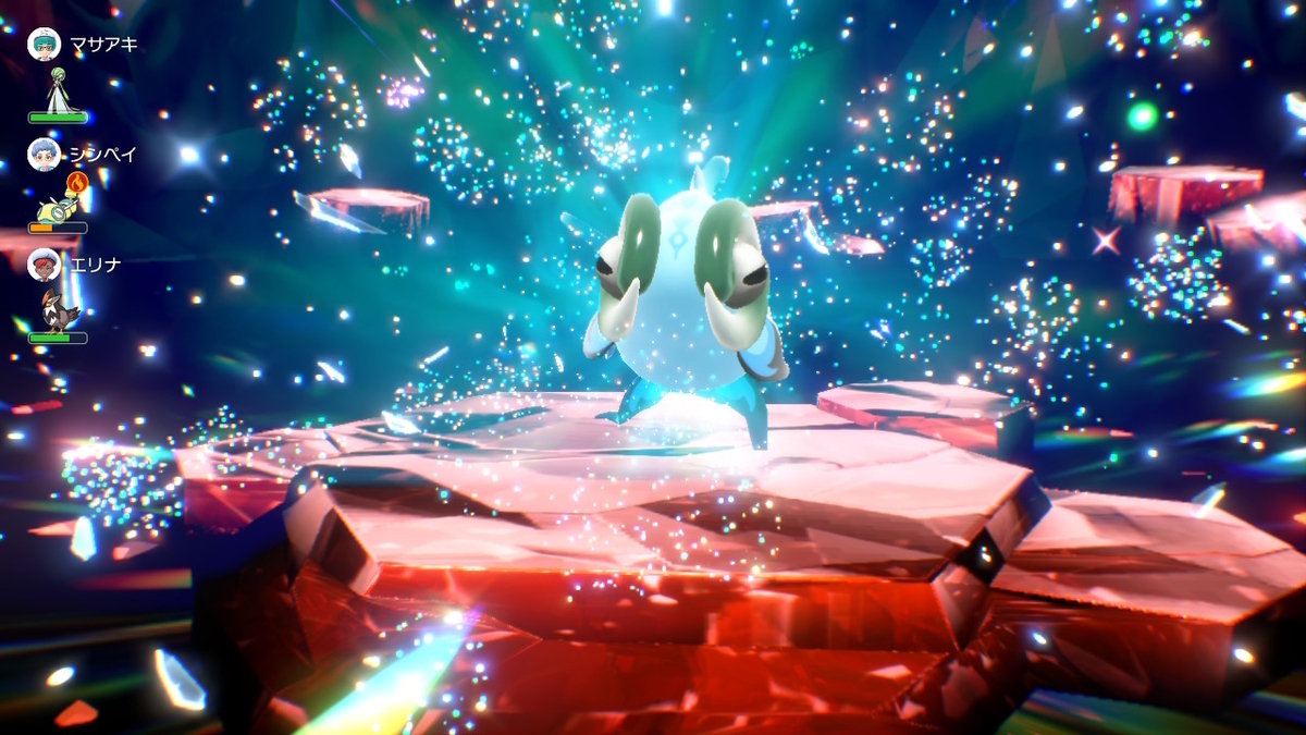 ポケモンsv テラレイドバトル 色違いのイーユイは無駄に強い(ﾟДﾟ;)の画像