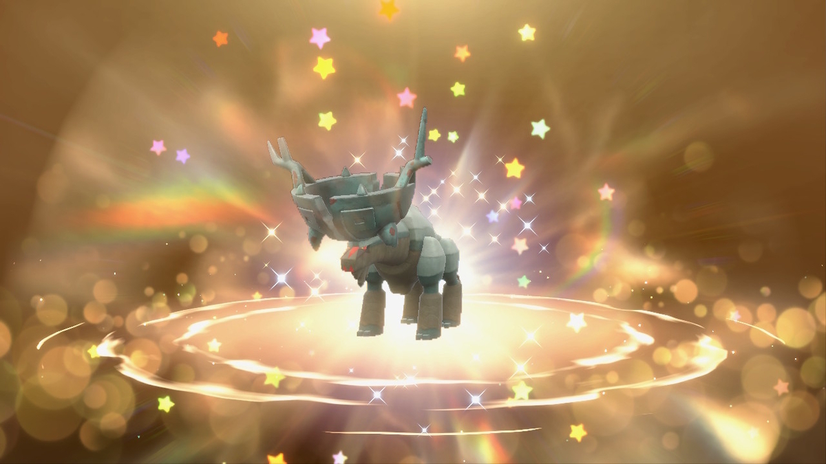 ポケモンsv ふしぎなおくりもの 色違いのディンルーの画像