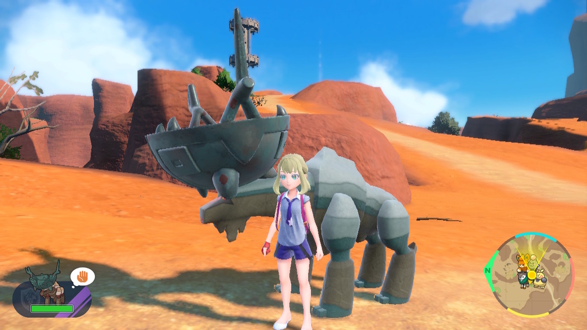 ポケモンsv ふしぎなおくりもの 色違いのディンルーの画像