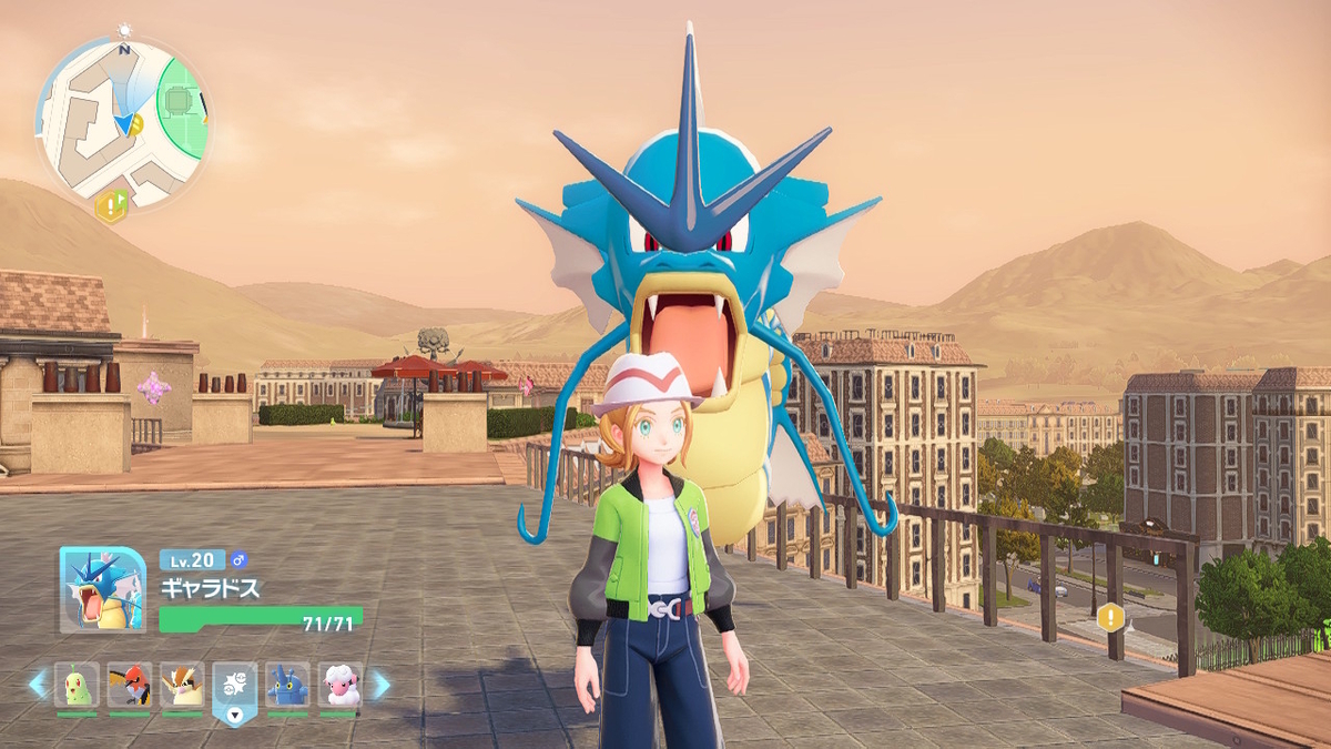 カフェでのギャラドス Pokémon LEGENDS Z-A - ぬーまいと工房
