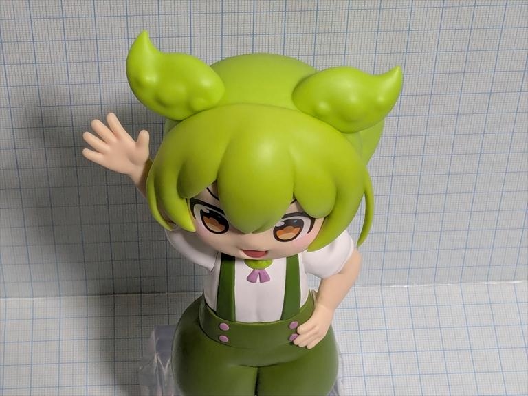 （レビュー）ずんだもん フィギュア 坂本アヒルver.『東北ずん子・ずんだもんプロジェクト』バンプレストの画像