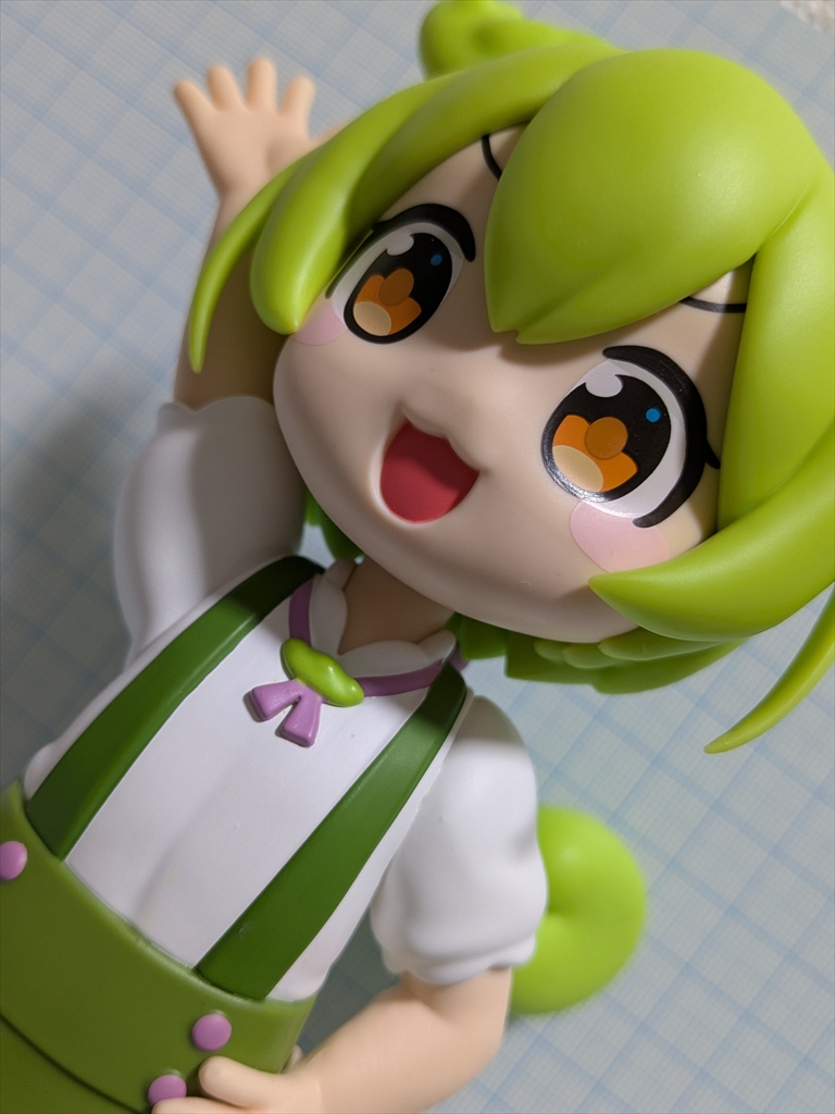 （レビュー）ずんだもん フィギュア 坂本アヒルver.『東北ずん子・ずんだもんプロジェクト』バンプレストの画像