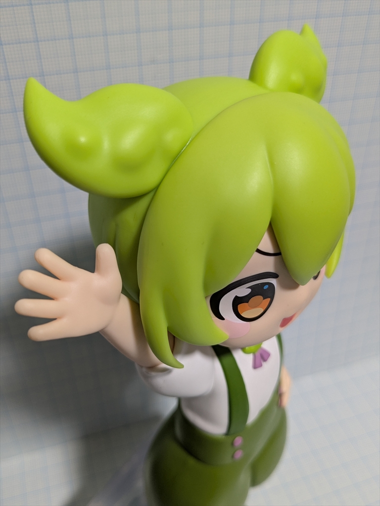 （レビュー）ずんだもん フィギュア 坂本アヒルver.『東北ずん子・ずんだもんプロジェクト』バンプレストの画像