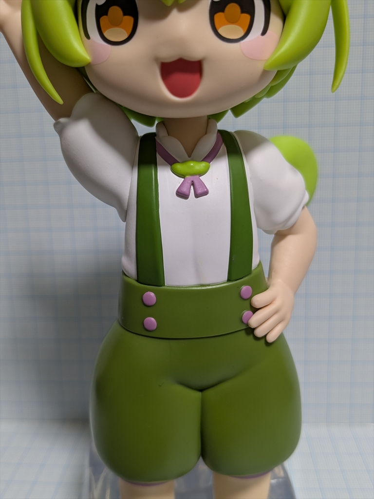 （レビュー）ずんだもん フィギュア 坂本アヒルver.『東北ずん子・ずんだもんプロジェクト』バンプレストの画像