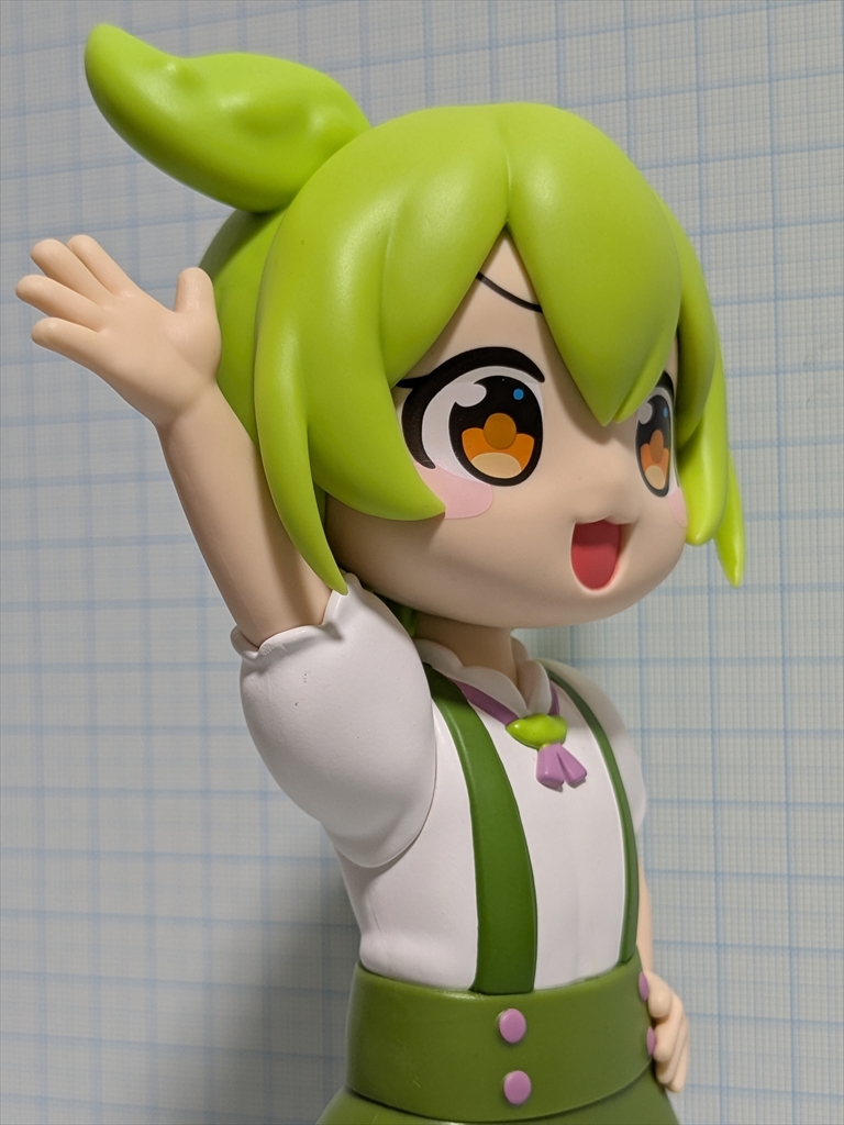 （レビュー）ずんだもん フィギュア 坂本アヒルver.『東北ずん子・ずんだもんプロジェクト』バンプレストの画像