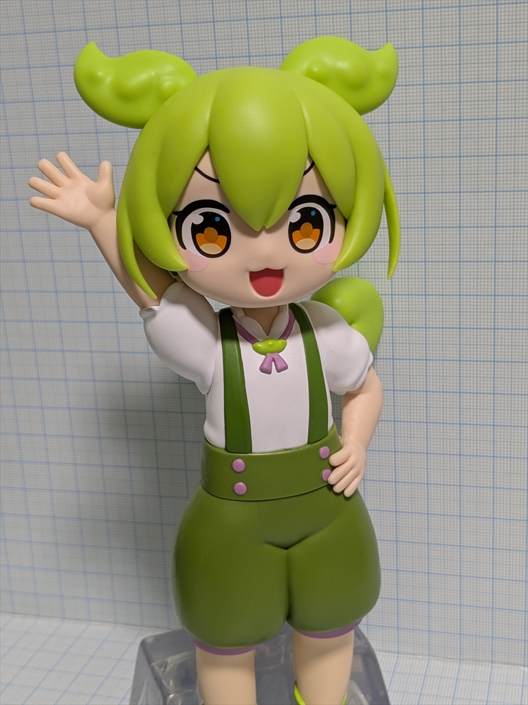 （レビュー）ずんだもん フィギュア 坂本アヒルver.『東北ずん子・ずんだもんプロジェクト』バンプレストの画像