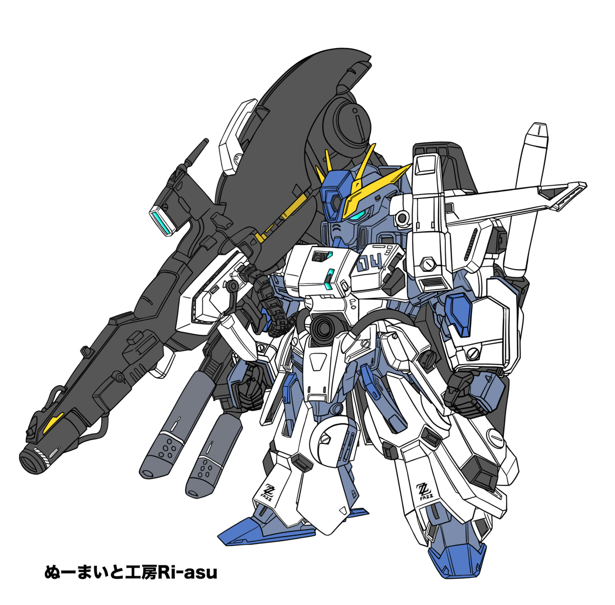 おえかき工房！色んなキャラクター編 28ページ MGSD FAZZの画像