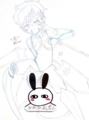 Dくん　デジタルで描く予定　無断転載禁止スタンプ置いてみた
