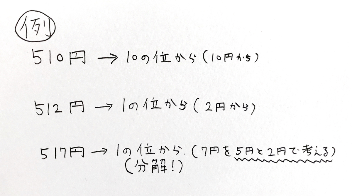 計算不要 支払い時 お釣り計算のコツは３つのルールを守るだけ 考えるな 感じろ Autumn Wind