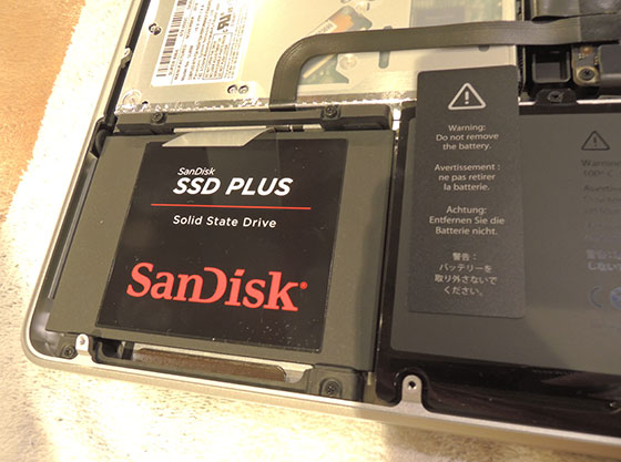 MacBook Pro 13inch(mid2010)のHDD→SSD換装講座 - らいちの MacBook Pro 13inch(mid2010)のHDD→SSD換装講座 - らいちの