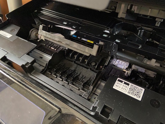 Canon TS8030プリンタヘッドのクリーニング - らいちのヒミツ基地