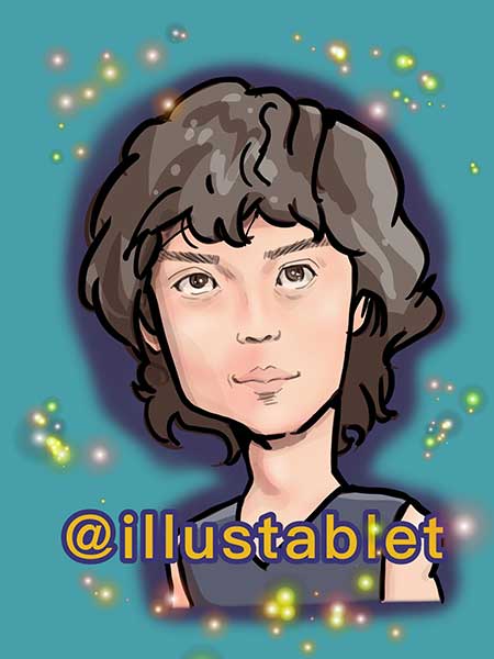 似顔絵 iPad