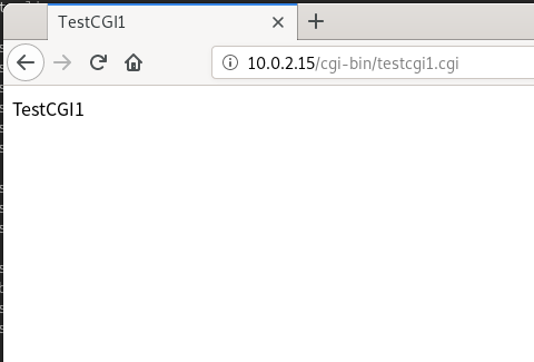 テスト用CGIが実行された