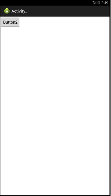 f:id:BG1:20201011180145p:plain こっちでもButtonを押すとMainActivityに戻る