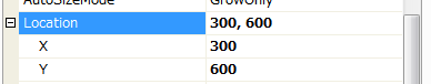 これを、横が300、縦が600に変更する