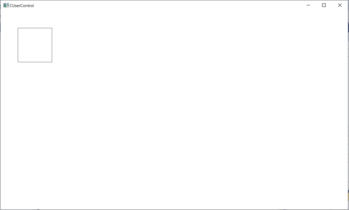 "UC1"にしてもCUserControl表示出来てる