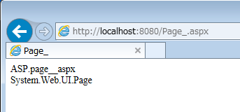 このページそのものは、"ASP." + 拡張子を除いて小文字にしたファイル名 + "_aspx"