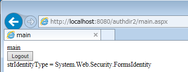 FormsIdentityだった。